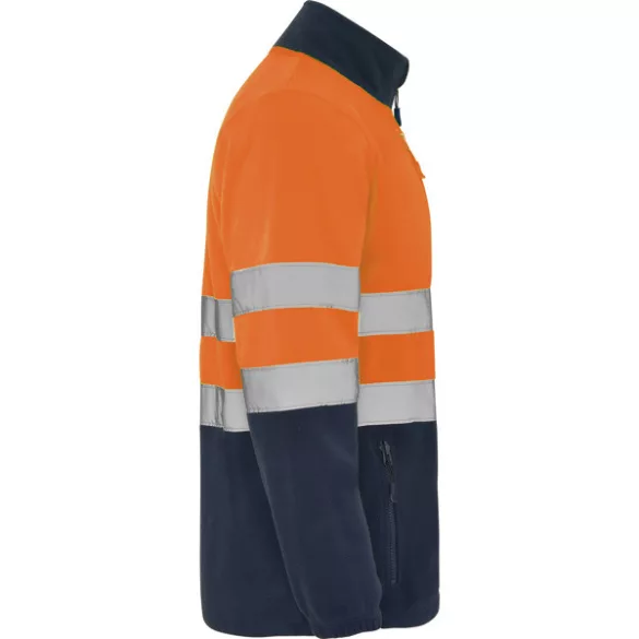 HV9305 - Jacheta din polar - ALTAIR - [Bleumarin/Portocaliu fluorescent]
