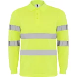 HV9306 - Tricou polo tehnic - POLARIS L/S - [Galben fluorescent]