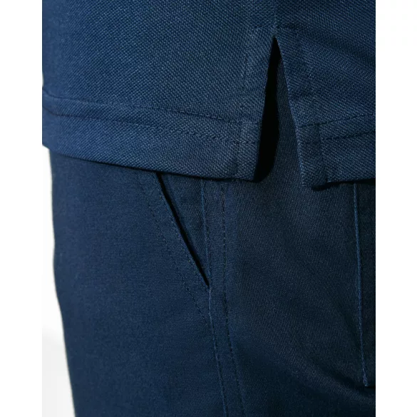 HV9306 - Tricou polo tehnic - POLARIS L/S - [Plumb/Galben fluorescent]