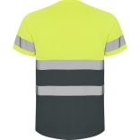 HV9310 - Tricou tehnic cu maneca scurta - DELTA - [Plumb/Galben fluorescent]