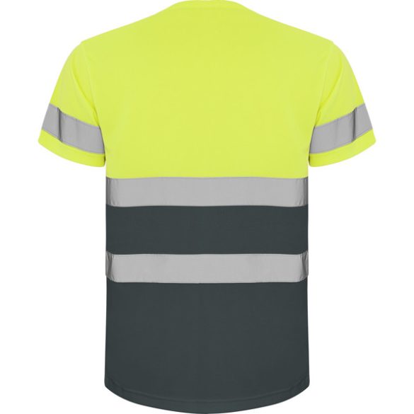 HV9310 - Tricou tehnic cu maneca scurta - DELTA - [Plumb/Galben fluorescent]