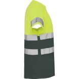 HV9310 - Tricou tehnic cu maneca scurta - DELTA - [Plumb/Galben fluorescent]