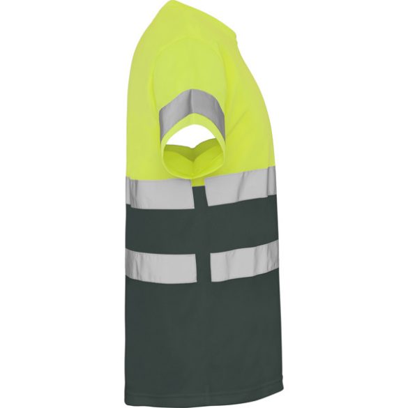 HV9310 - Tricou tehnic cu maneca scurta - DELTA - [Plumb/Galben fluorescent]