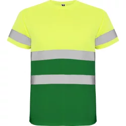   HV9310 - Tricou tehnic cu maneca scurta - DELTA - [Verde gradina/Galben fluorescent]