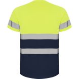 HV9310 - Tricou tehnic cu maneca scurta - DELTA - [Bleumarin/Galben fluorescent]