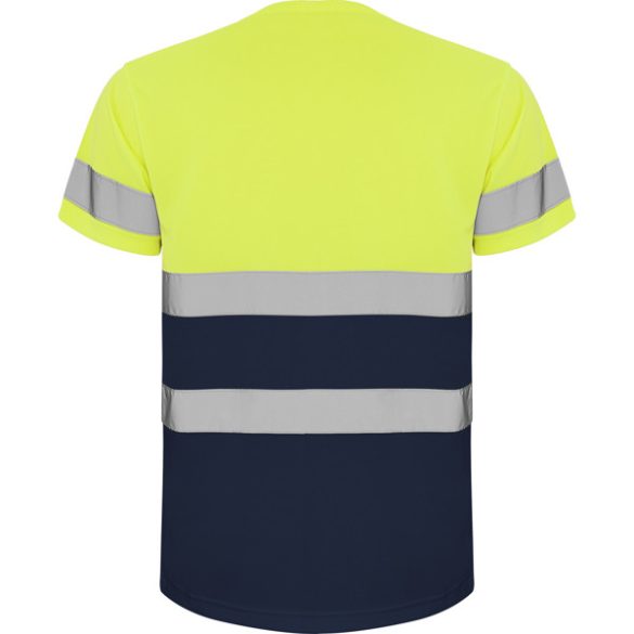 HV9310 - Tricou tehnic cu maneca scurta - DELTA - [Bleumarin/Galben fluorescent]