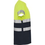 HV9310 - Tricou tehnic cu maneca scurta - DELTA - [Bleumarin/Galben fluorescent]