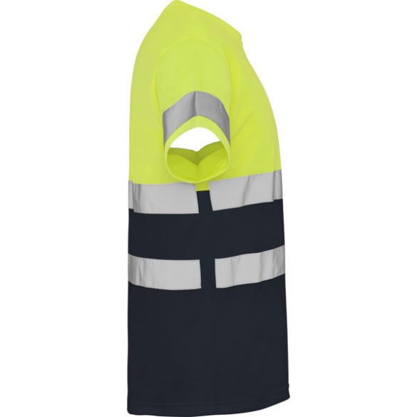 HV9310 - Tricou tehnic cu maneca scurta - DELTA - [Bleumarin/Galben fluorescent]