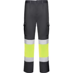   HV9312 - Pantaloni lungi - DAILY STRETCH HV - [Plumb/Galben fluorescent]
