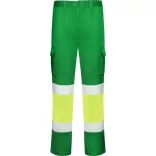 HV9312 - Pantaloni lungi - DAILY STRETCH HV - [Verde gradina/Galben fluorescent]