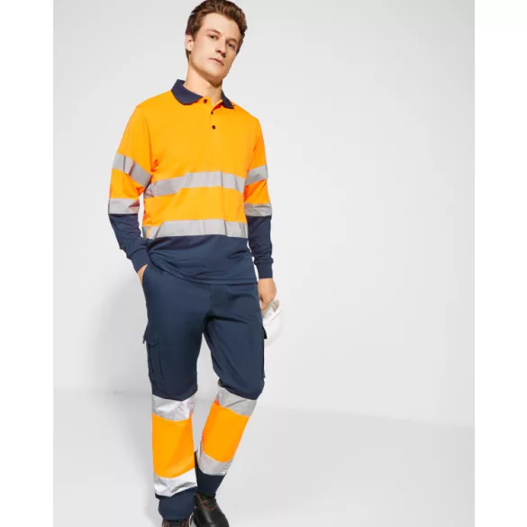 HV9312 - Pantaloni lungi - DAILY STRETCH HV - [Verde gradina/Galben fluorescent]