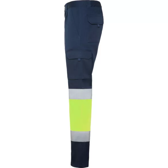 HV9312 - Pantaloni lungi - DAILY STRETCH HV - [Bleumarin/Galben fluorescent]