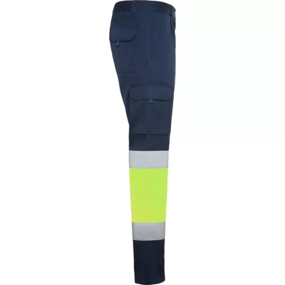 HV9312 - Pantaloni lungi - DAILY STRETCH HV - [Bleumarin/Galben fluorescent]