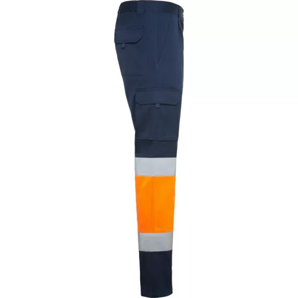 HV9312 - Pantaloni lungi - DAILY STRETCH HV - [Bleumarin/Portocaliu fluorescent]