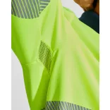 HV9316 - Tricou polo tehnic de vizibilitate ridicata - VEGA LS - [Bleumarin/Galben fluorescent]