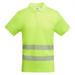   HV9318 - Tricou tehnic polo cu maneci scurte - ATRIO - [Galben fluorescent]