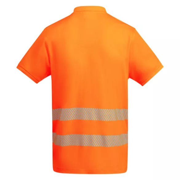 HV9318 - Tricou tehnic polo cu maneci scurte - ATRIO - [Portocaliu fluorescent]