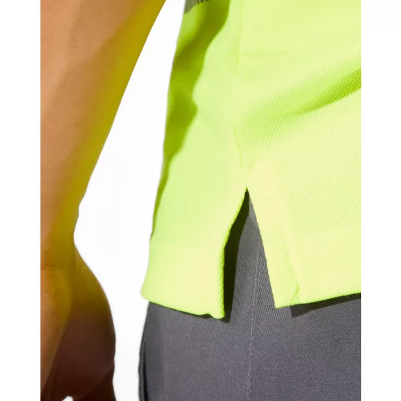 HV9318 - Tricou tehnic polo cu maneci scurte - ATRIO - [Bleumarin/Portocaliu fluorescent]