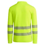 HV9319 - Tricou tehnic polo cu maneci lungi - ATRIO LS - [Galben fluorescent]