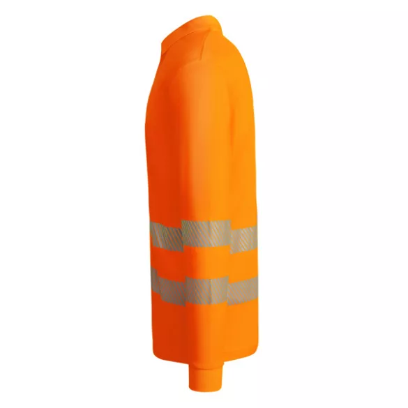 HV9319 - Tricou tehnic polo cu maneci lungi - ATRIO LS - [Portocaliu fluorescent]