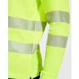 HV9319 - Tricou tehnic polo cu maneci lungi - ATRIO LS - [Bleumarin/Galben fluorescent]