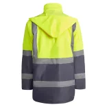 HV9320 - Geaca parka reflectorizanta - MERAK - [Plumb/Galben fluorescent]
