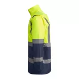 HV9320 - Geaca parka reflectorizanta - MERAK - [Bleumarin/Galben fluorescent]