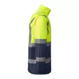HV9320 - Geaca parka reflectorizanta - MERAK - [Bleumarin/Galben fluorescent]