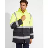 HV9320 - Geaca parka reflectorizanta - MERAK - [Bleumarin/Galben fluorescent]