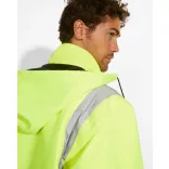 HV9320 - Geaca parka reflectorizanta - MERAK - [Bleumarin/Galben fluorescent]