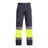 HV9321 - Pantaloni lungi - ENIX - [Plumb/Galben fluorescent]