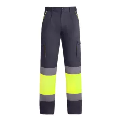 HV9321 - Pantaloni lungi - ENIX - [Plumb/Galben fluorescent]