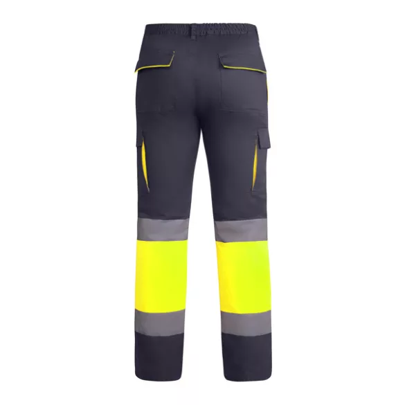 HV9321 - Pantaloni lungi - ENIX - [Plumb/Galben fluorescent]