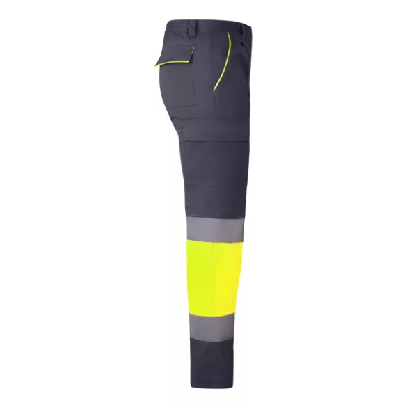 HV9321 - Pantaloni lungi - ENIX - [Plumb/Galben fluorescent]