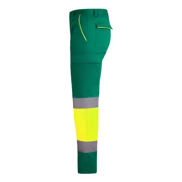 HV9321 - Pantaloni lungi - ENIX - [Verde gradina/Galben fluorescent]