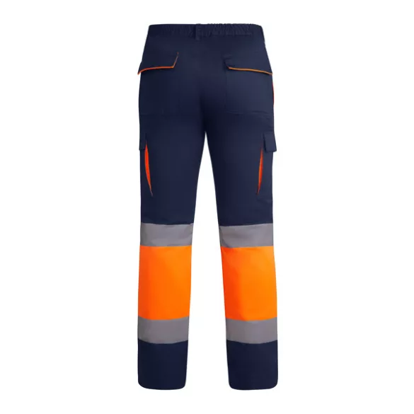 HV9321 - Pantaloni lungi - ENIX - [Bleumarin/Portocaliu fluorescent]