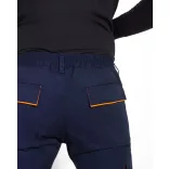 HV9321 - Pantaloni lungi - ENIX - [Bleumarin/Portocaliu fluorescent]