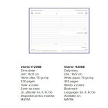 Agenda 2026 datata zilnic Matra 11 x 17 cm - [Verde]