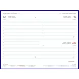 Agenda 2027 datata zilnic Matra 11 x 17 cm - [Albastru]