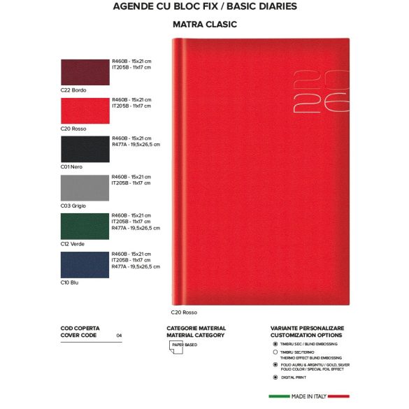 Agenda-datata-zilnic-Matra-11-x-17-cm-Albastru