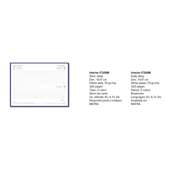 Agenda-datata-zilnic-Matra-11-x-17-cm-Gri