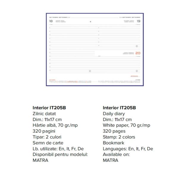 Agenda-datata-zilnic-Matra-11-x-17-cm-Gri