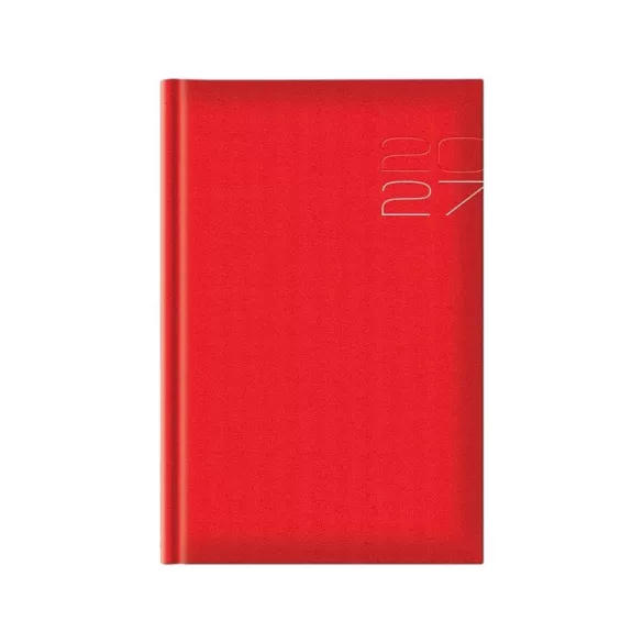 Agenda-datata-zilnic-Matra-11-x-17-cm-Rosu