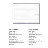 Agenda-datata-zilnic-Matra-11-x-17-cm-Rosu