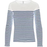 KA386-Bluza-adult-dama-Kariban-Mariniere-Striped-White-Navy