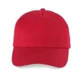 KP088 - Sapca din bumbac - 5 panele - [Tango Red]