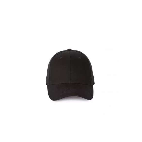 KP188 - Sapca din bumbac - 6 panele - SANDWICH PEAK - [Black]
