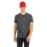 KP188 - Sapca din bumbac - 6 panele - SANDWICH PEAK - [Black]