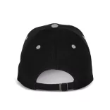 KP188 - Sapca din bumbac - 6 panele - SANDWICH PEAK - [Black/Light Grey]