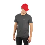 KP188 - Sapca din bumbac - 6 panele - SANDWICH PEAK - [Dark Grey]